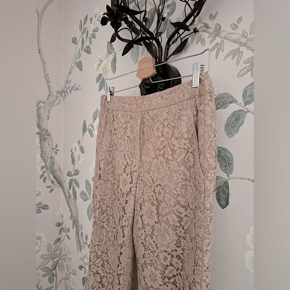 J.Crew Lace Pants - good condition, slight wear throughout